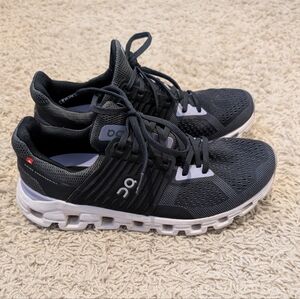 On Running Black and White Sneakers